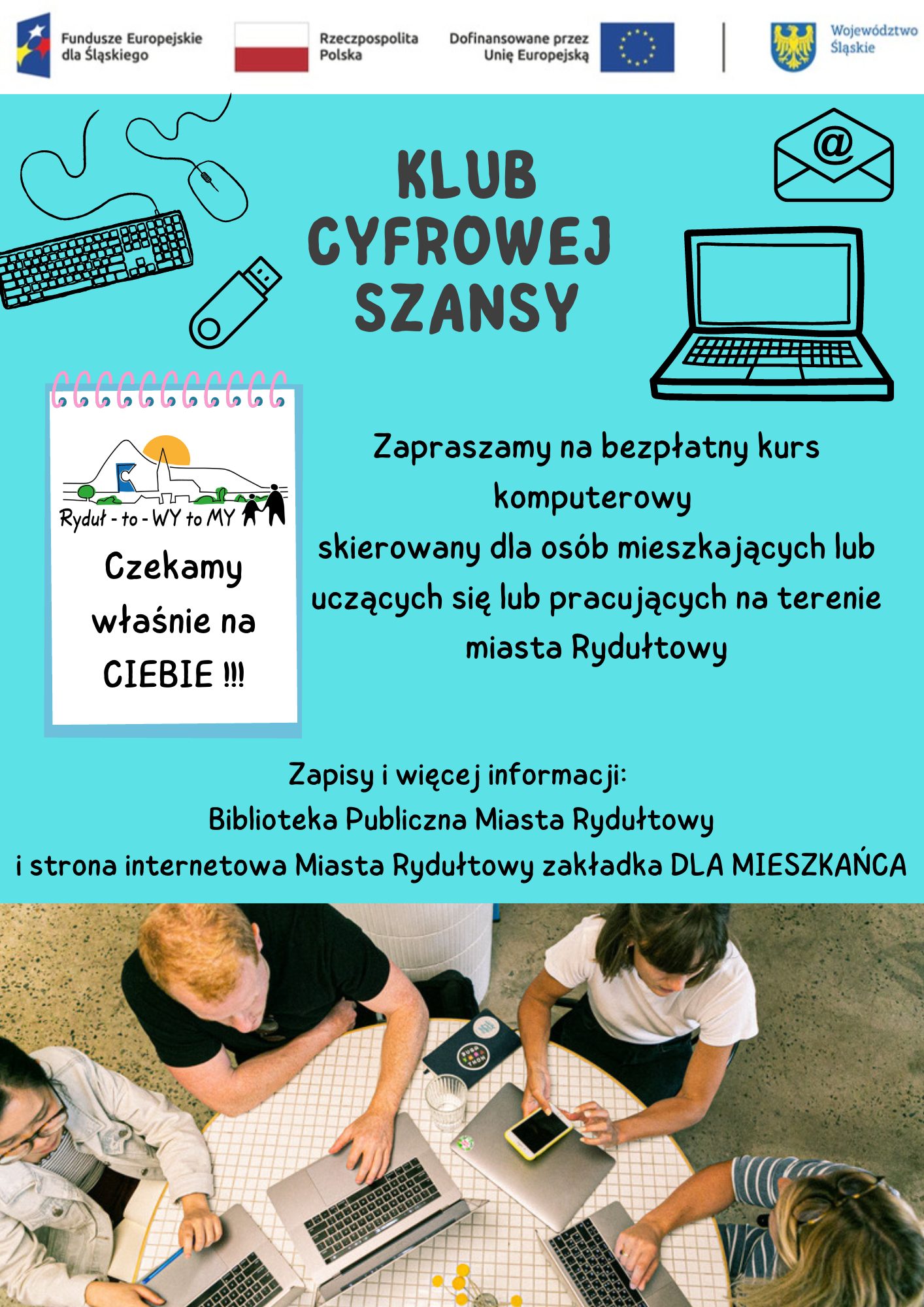 Ulotka Klubu Cyfrowej Szansy