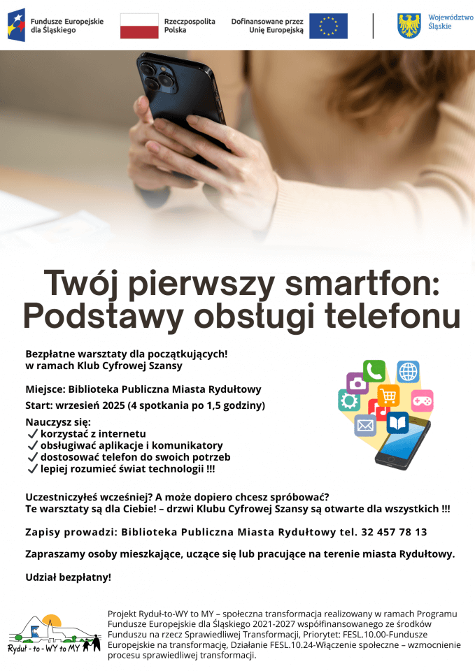 Ulotka Warsztaty 1 Klubu Cyfrowej Szansy