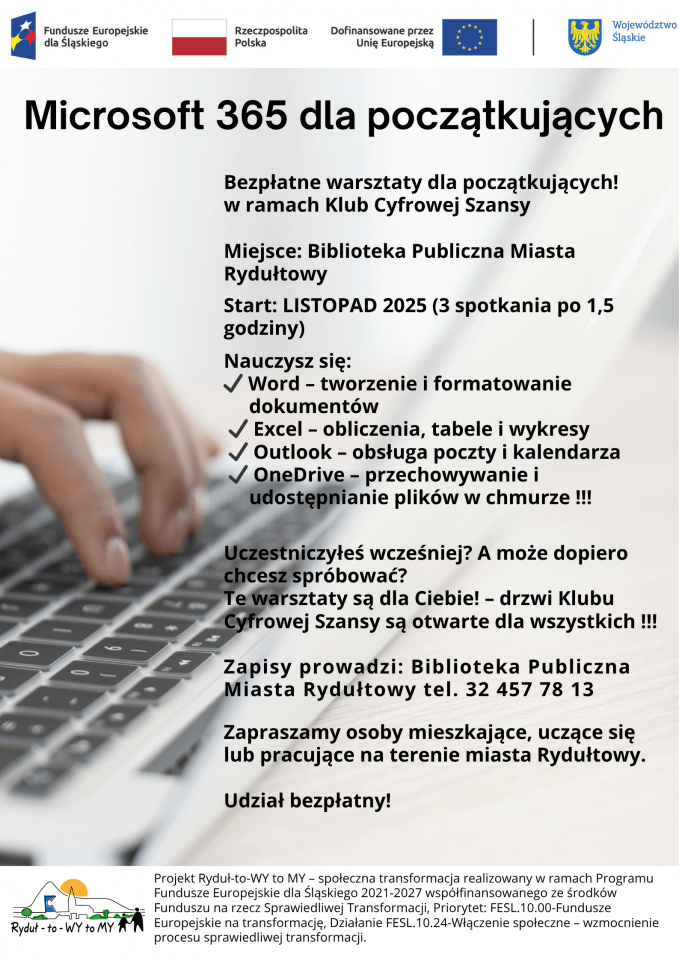 Ulotka Warsztaty 3 Klubu Cyfrowej Szansy