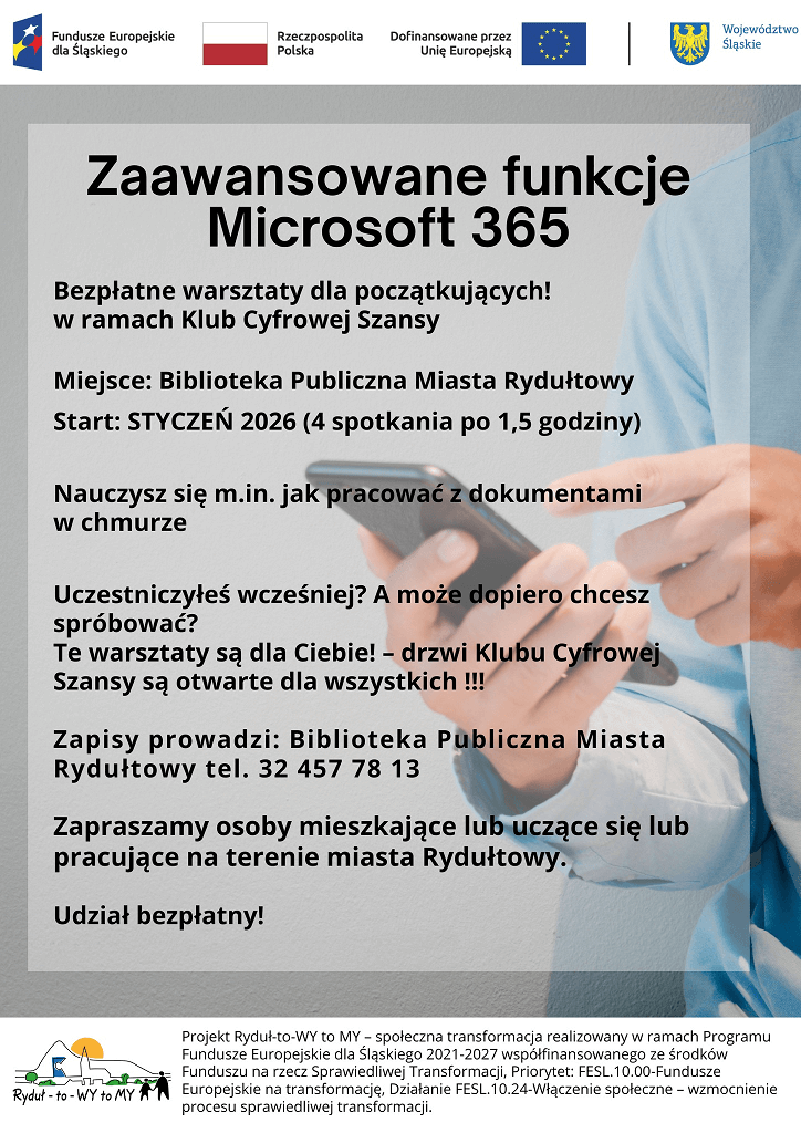 Ulotka Warsztaty 5 Klubu Cyfrowej Szansy